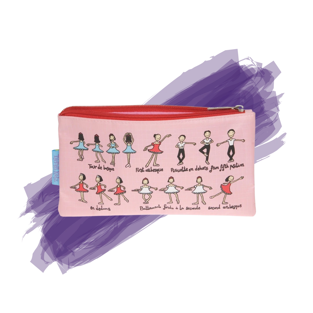 eDance pink pencils case