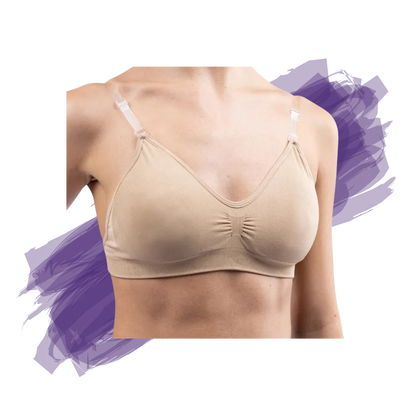 Silky Clear Back Bra with Padding