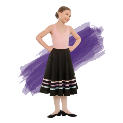 Character Skirt - Purple Ribbons