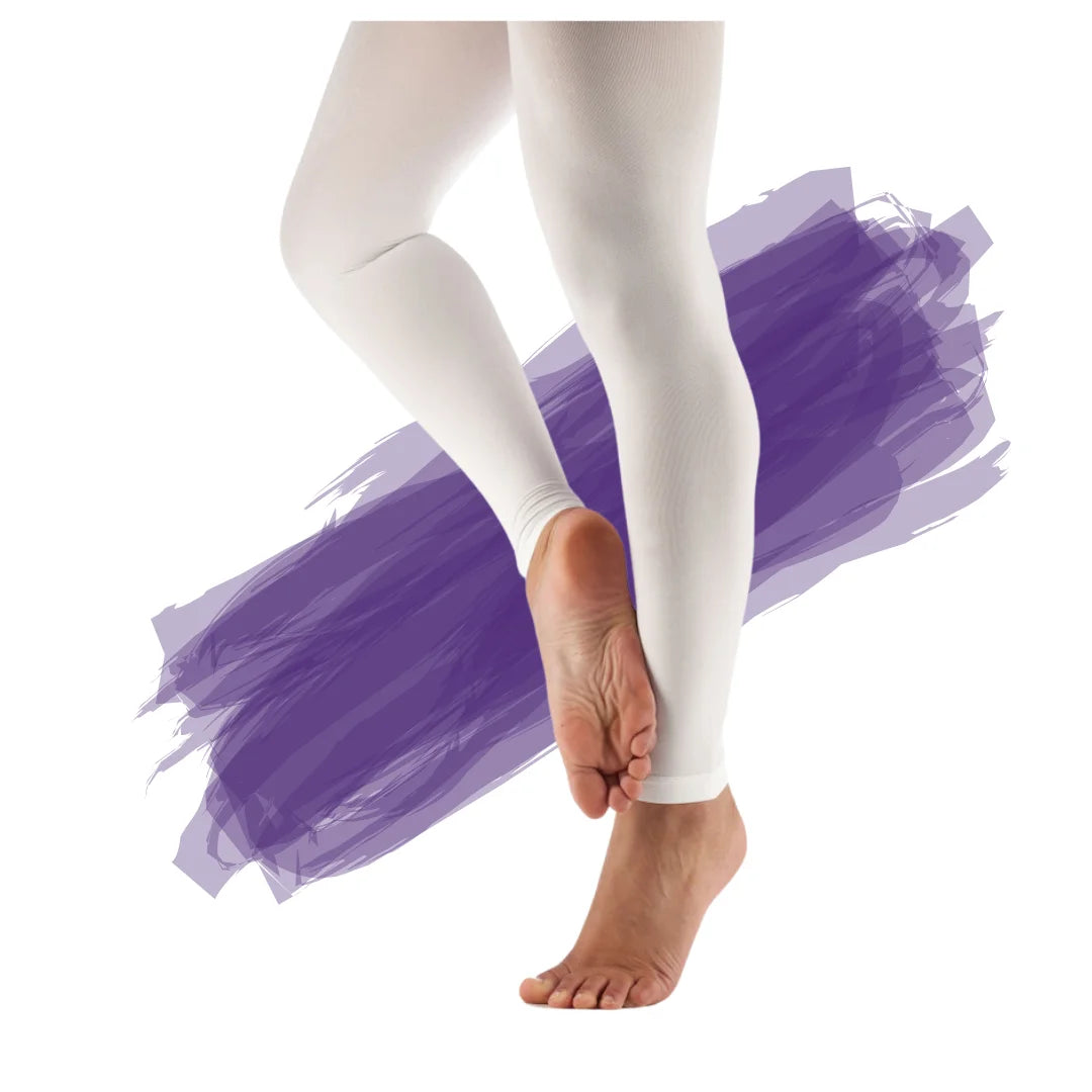 Footless Ballet Tights - Adult - white