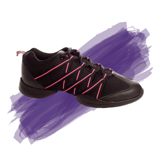 Pink Criss Cross Dance Sneakers (Bloch)